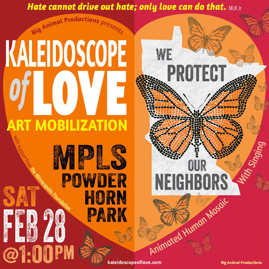 Kaleidoscope of love flyer 2 color website